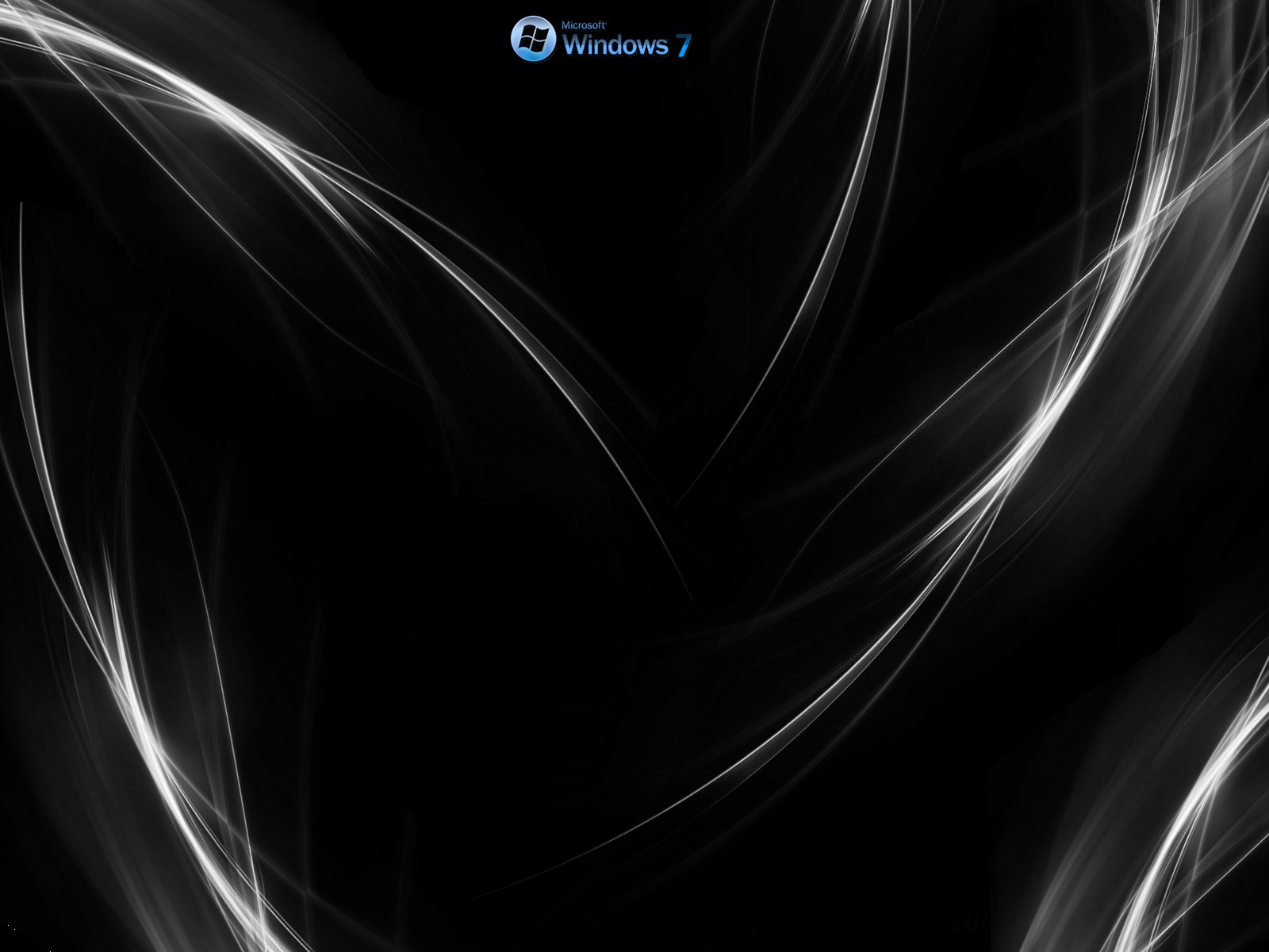 NET aberto… ai criei esse Wallpaper e coloquei o logo do Windows 7 e o nome 